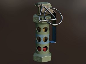 M84 Stun Grenade Game Ready