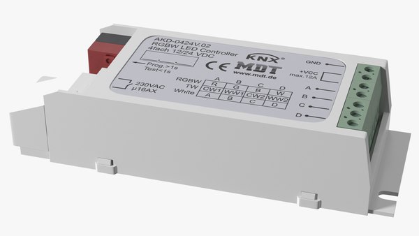 modelo 3d Controlador LED KNX AKD-0424V 02 - TurboSquid 1901516