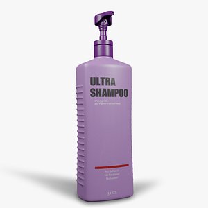 Shampoo Bottle 3D model