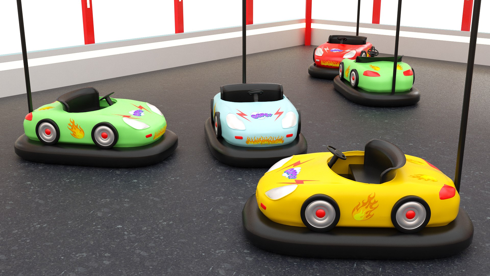 3D bumper cars model https://p.turbosquid.com/ts-thumb/j0/iN8TEu/YZmxbDRV/5/jpg/1570522466/1920x1080/fit_q87/be455444f2209548b8cdb2960014395f8c0a49fd/5.jpg