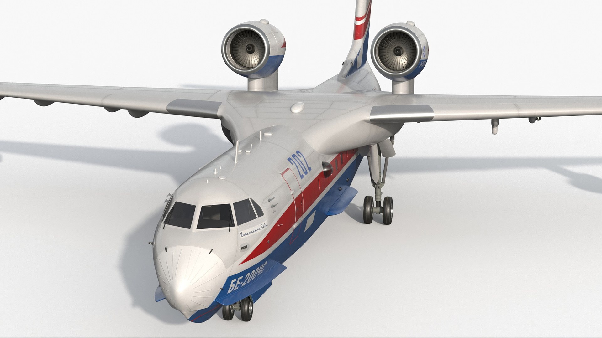 Beriev Be 200 Altair Aircraft 3D model preview