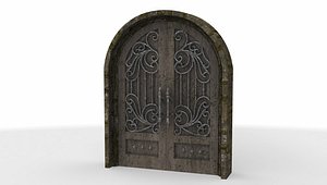 arched ornate gate model