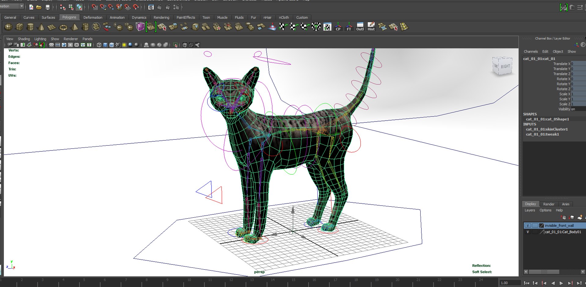 3D Cat Rigged - TurboSquid 1197890
