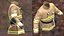 Firefighter Jacket 233 - All MH Bodies  UE5 Skeletons - Rigged
