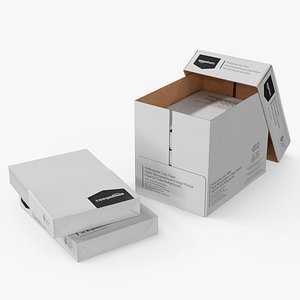 Amazon Basics Copy Paper Reams with Open Box