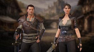 MMO Fighter Pack 3D model