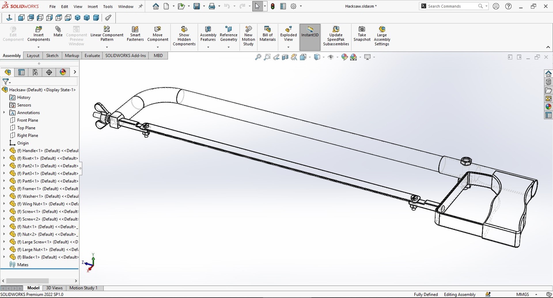 Hacksaw 3D Model - TurboSquid 2101032