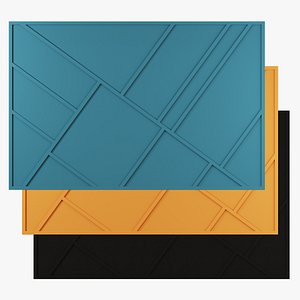 Modern Accent Wall 3D