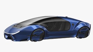 3D Hover car concept 5
