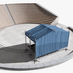 Stone Amphitheater with Stage