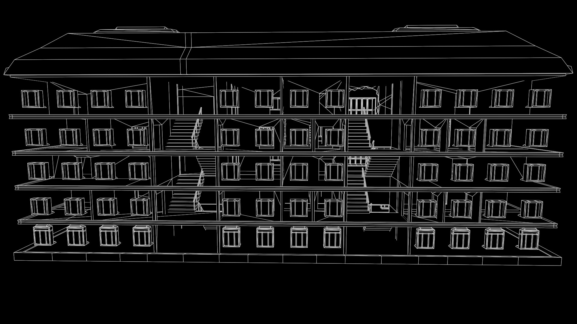 Abandoned Lowpoly Apartment House 3D Model TurboSquid 2096813
