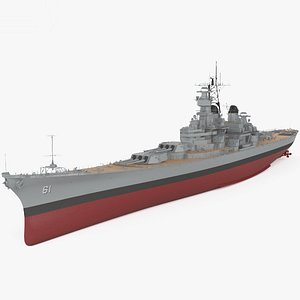 3D iowa-class battleship class