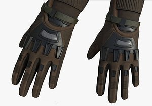 3D gloves military sci