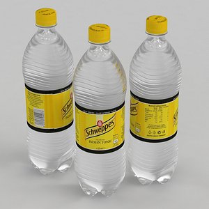schweppes tonic beverage 3D model