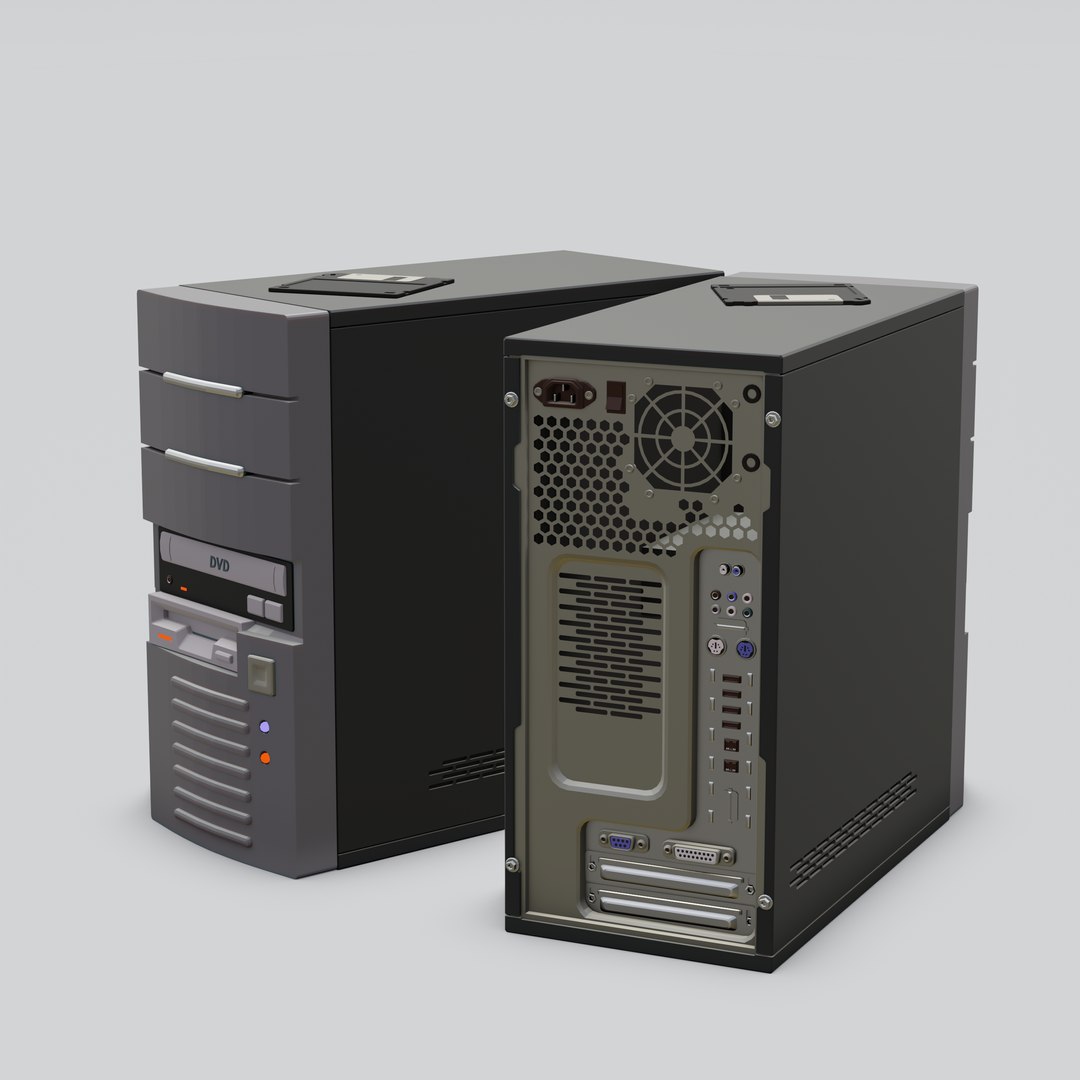 3D model Old system unit - TurboSquid 1986397