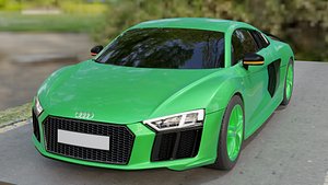 Audi R8 V10 3D Model