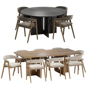 3D trevor chair with Androgyne tables