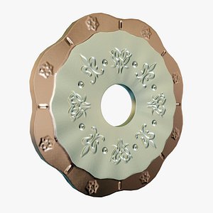 Metallic Coin09 3D model