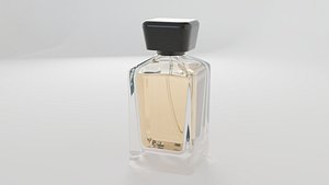 Realistic Luxury Glass Perfume Bottle 3D Model 3D model 3D model