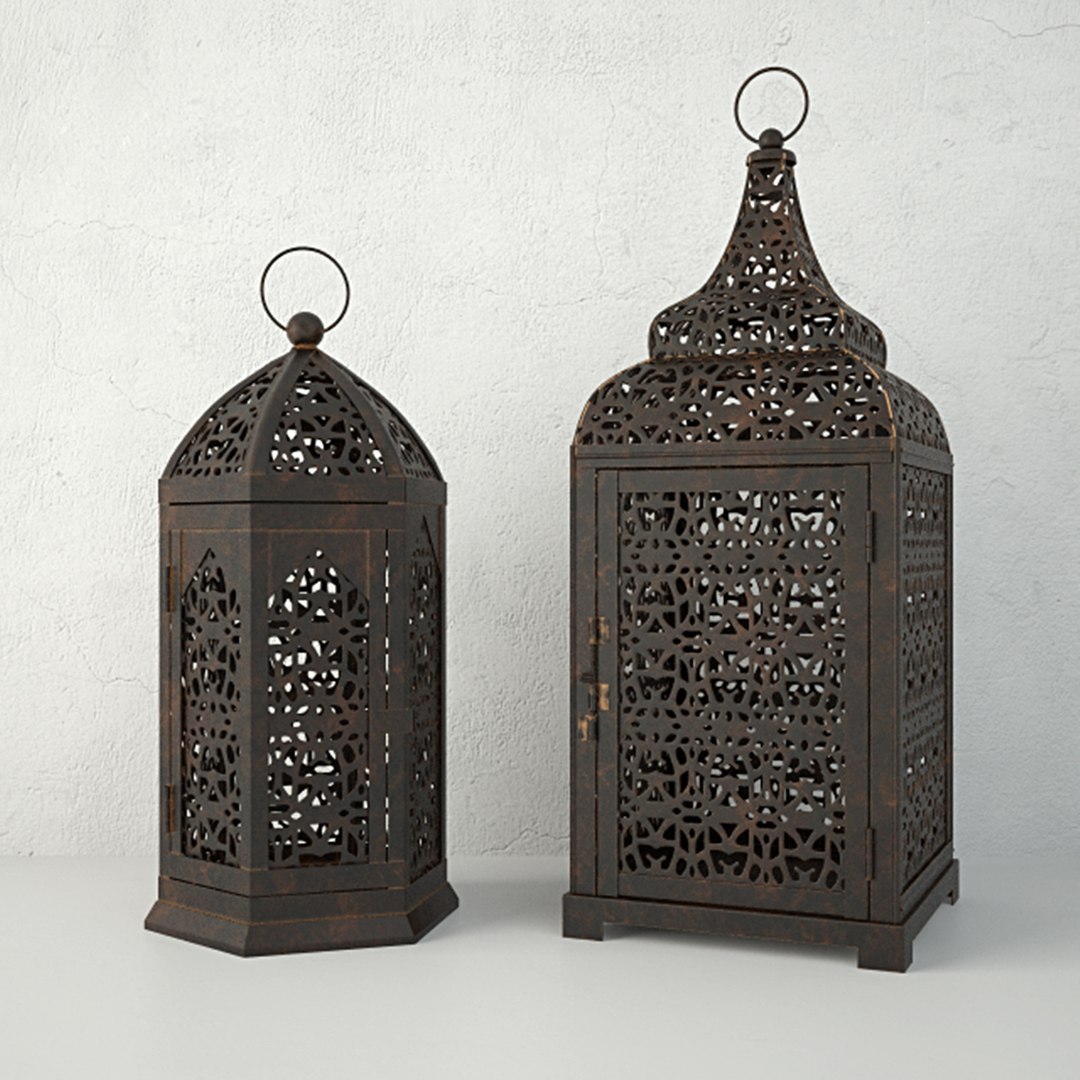 moroccan lanterns model https://p.turbosquid.com/ts-thumb/j1/WipwZw/xHp3eZNx/moroccanlanternspreview2/jpg/1503253479/1920x1080/fit_q87/f86ee95d7f7a544c3c2352b0dd445bb5a6ca55e6/moroccanlanternspreview2.jpg
