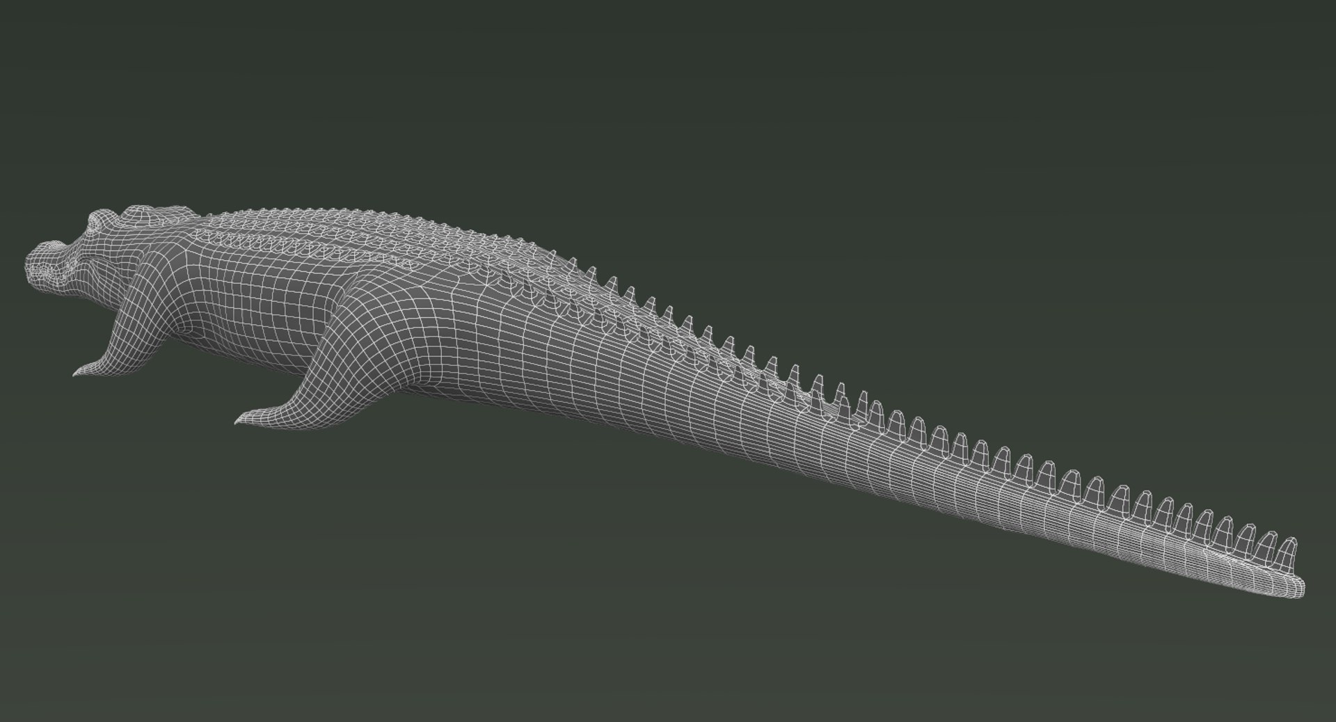 3D Realistic Crocodile Rigged Animation - TurboSquid 1278469