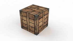 3D model Old Wooden Crate