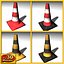 4 Traffic Cones