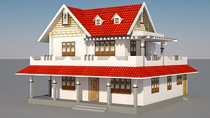 3D house exterior