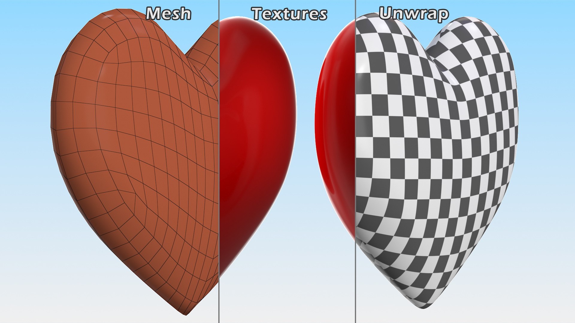 3D Red Heart Emoji Model - TurboSquid 1799371