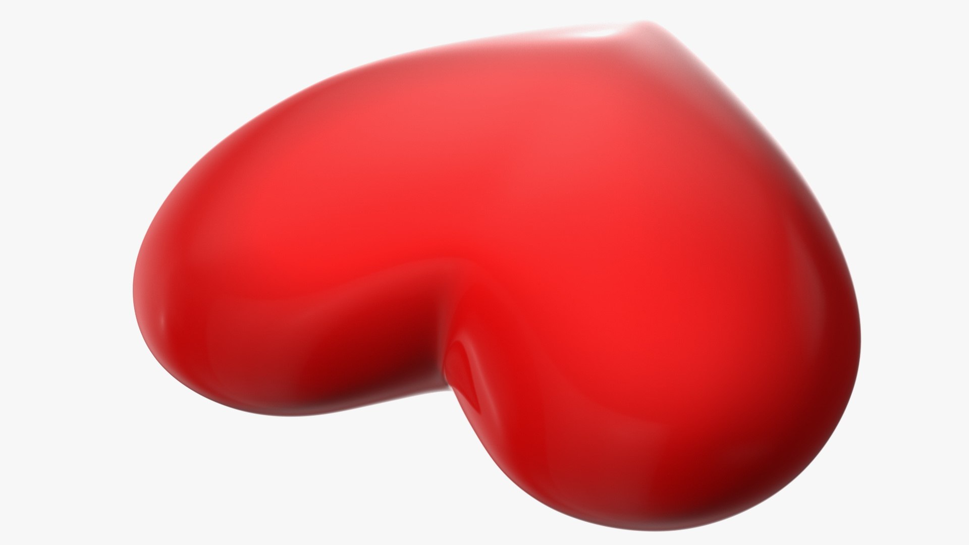 3D Red Heart Emoji Model - TurboSquid 1799371