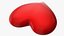 Emoji de coração vermelho