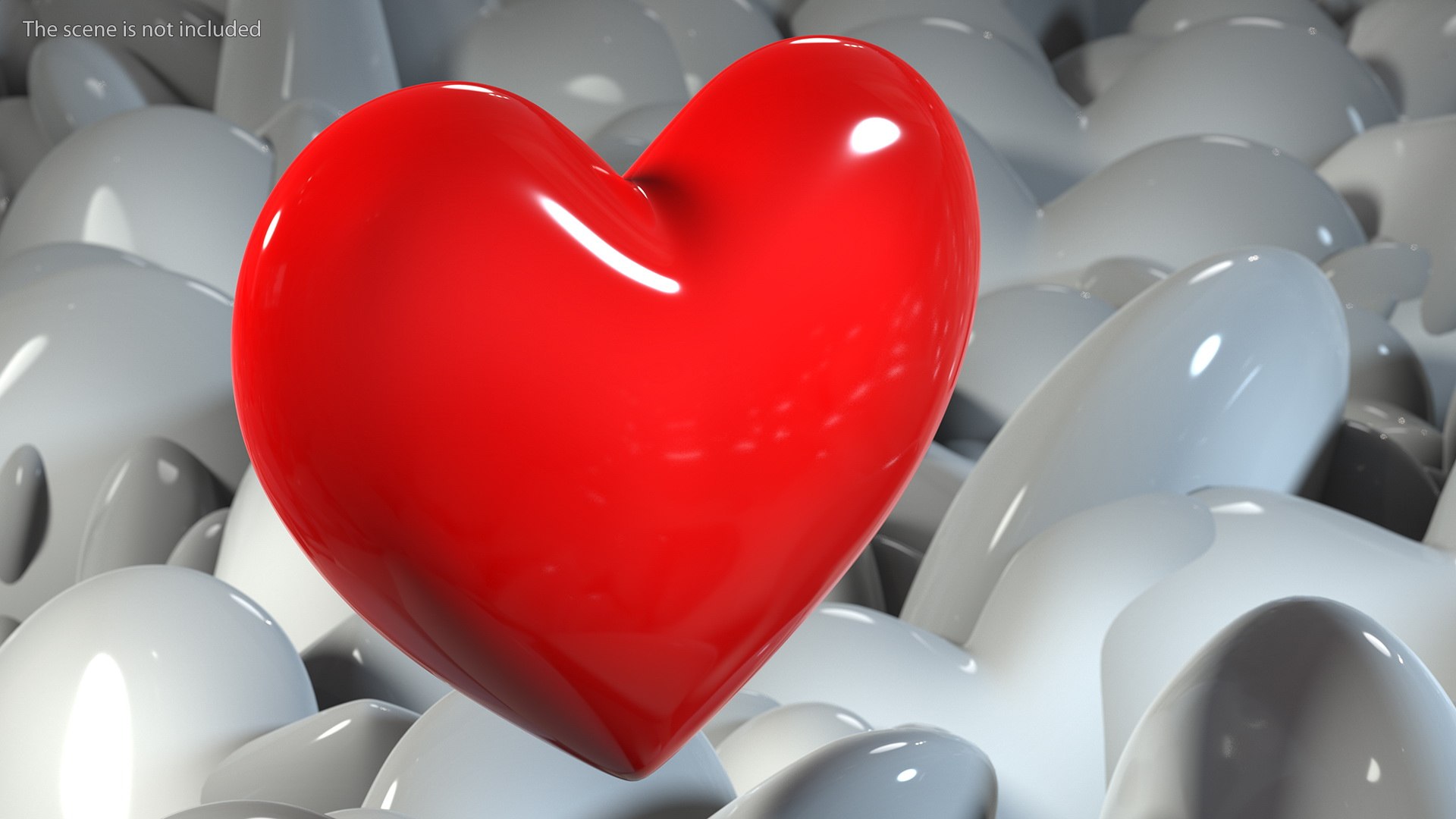 3D Red Heart Emoji Model - TurboSquid 1799371
