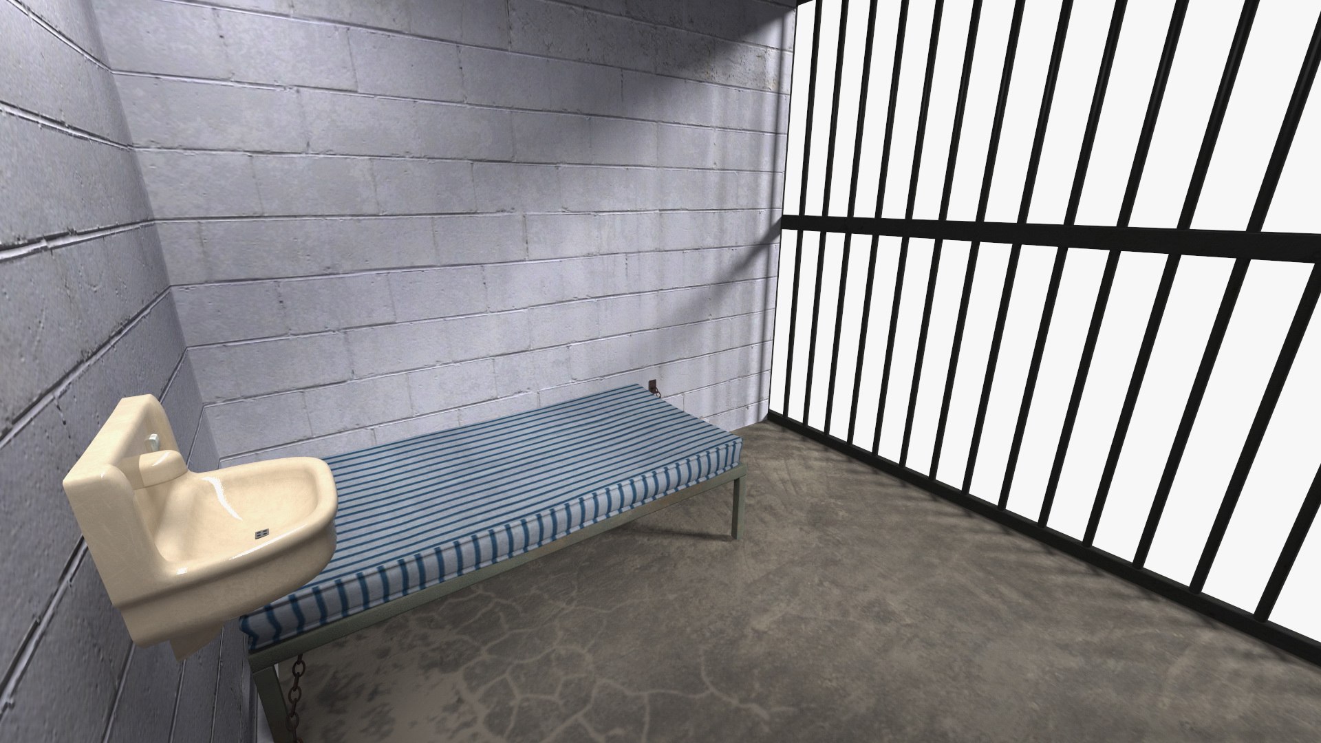 Single Prison Cell 3D https://p.turbosquid.com/ts-thumb/j1/m0OPNC/DB/singleprisoncell3dsmodel011/jpg/1696995594/1920x1080/fit_q87/0c1aff3d250e4ef23b949303e2151941e112a923/singleprisoncell3dsmodel011.jpg
