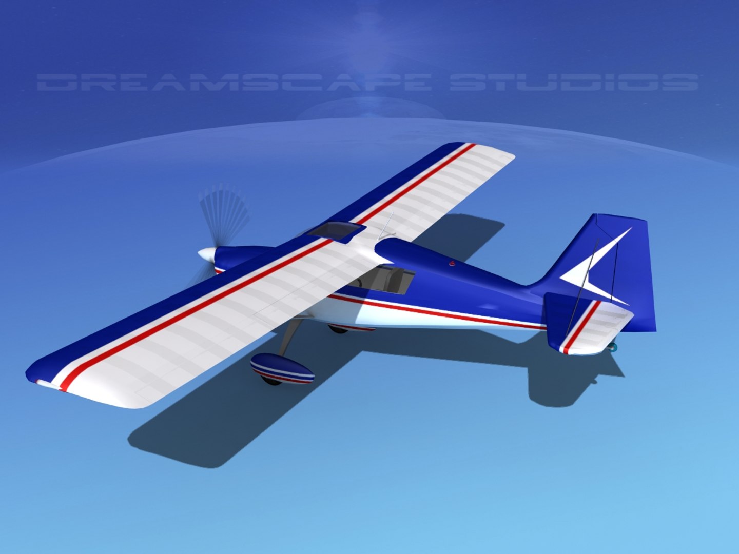 Citabria Bellanca 3d Model