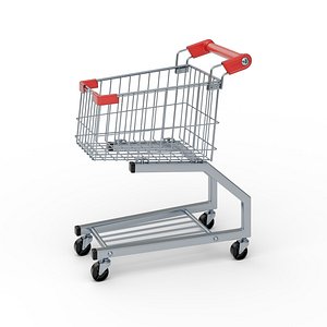 Shopping Cart Supermarket Trolley model