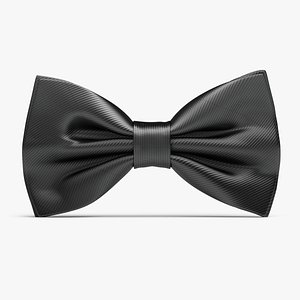 3D Bow tie black model