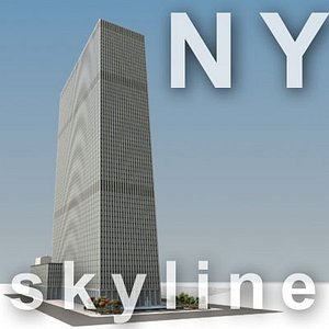 NY skyline - Exxon Building