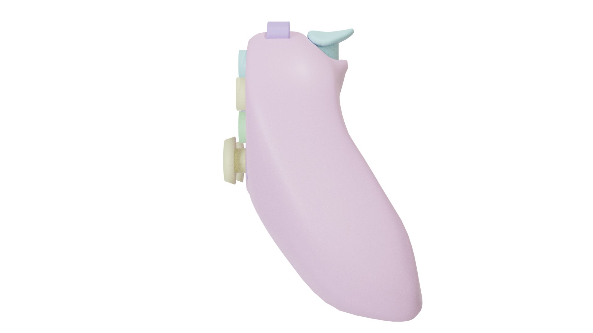 Pastel Video Game Controller 3D model - TurboSquid 1988695