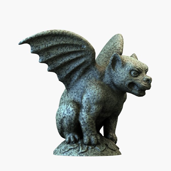 3d model gargoyle monster