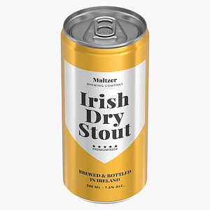 Slim Beer Can 200ml V1