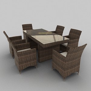 Rattan Seat Set 14