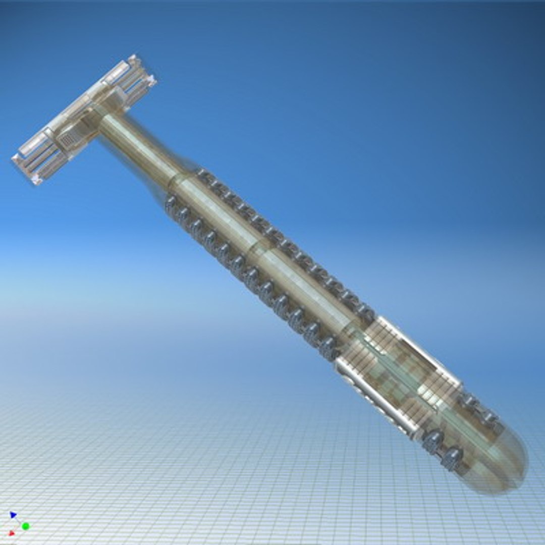 3ds Max Razor Gillette Sensor Excel