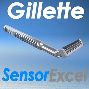 3ds max razor gillette sensor excel