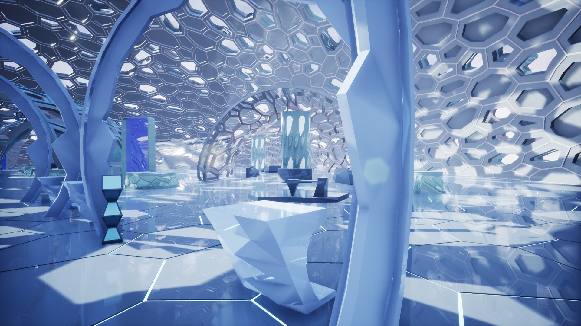 Concept Exhibition Hall 3D https://p.turbosquid.com/ts-thumb/j2/7naVTL/tx/highresscreenshot00001/jpg/1699631119/1920x1080/fit_q87/f6819a11d4de0431e663d7fcc1d87bb68e009994/highresscreenshot00001.jpg