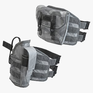 3d model holster gun