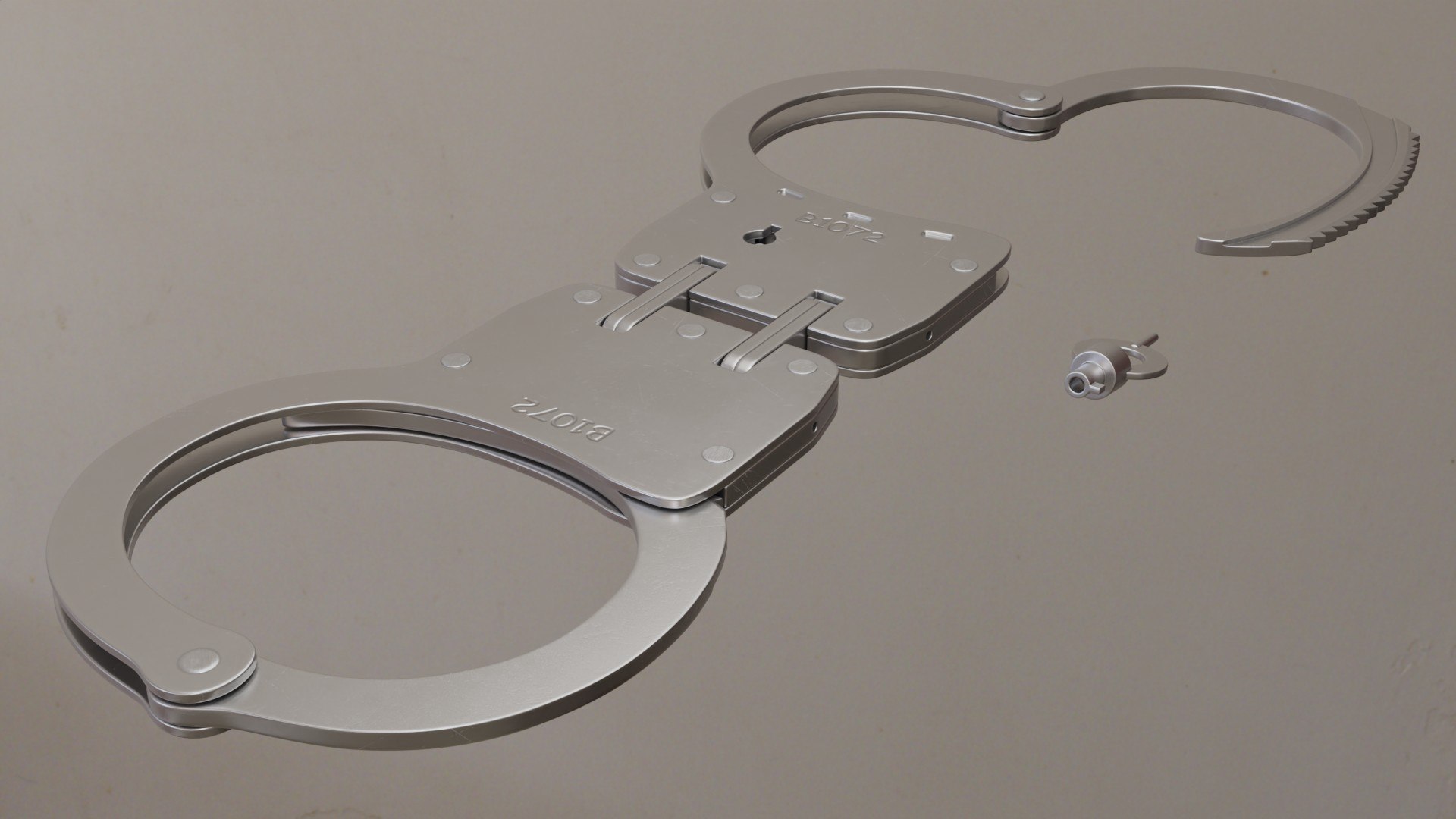Hinged Galvanized Handcuffs with Key 3D https://p.turbosquid.com/ts-thumb/j2/9JhwTC/96/2/jpg/1709397088/1920x1080/fit_q87/8f6fb6d2bed010c89a2907551a3b5143e7e03f1f/2.jpg