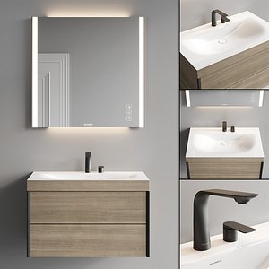 Duravit XViu Vanity Unit Set 2 3D model