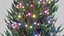 Modèle 3D d'un sapin de Noël conifère