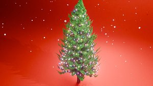 Christmas Tree Conifer 3d Model 3D
