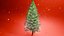 Modèle 3D d'un sapin de Noël conifère